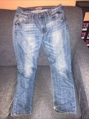 Top Secret Men’s Light Blue Slim Straight Jeans